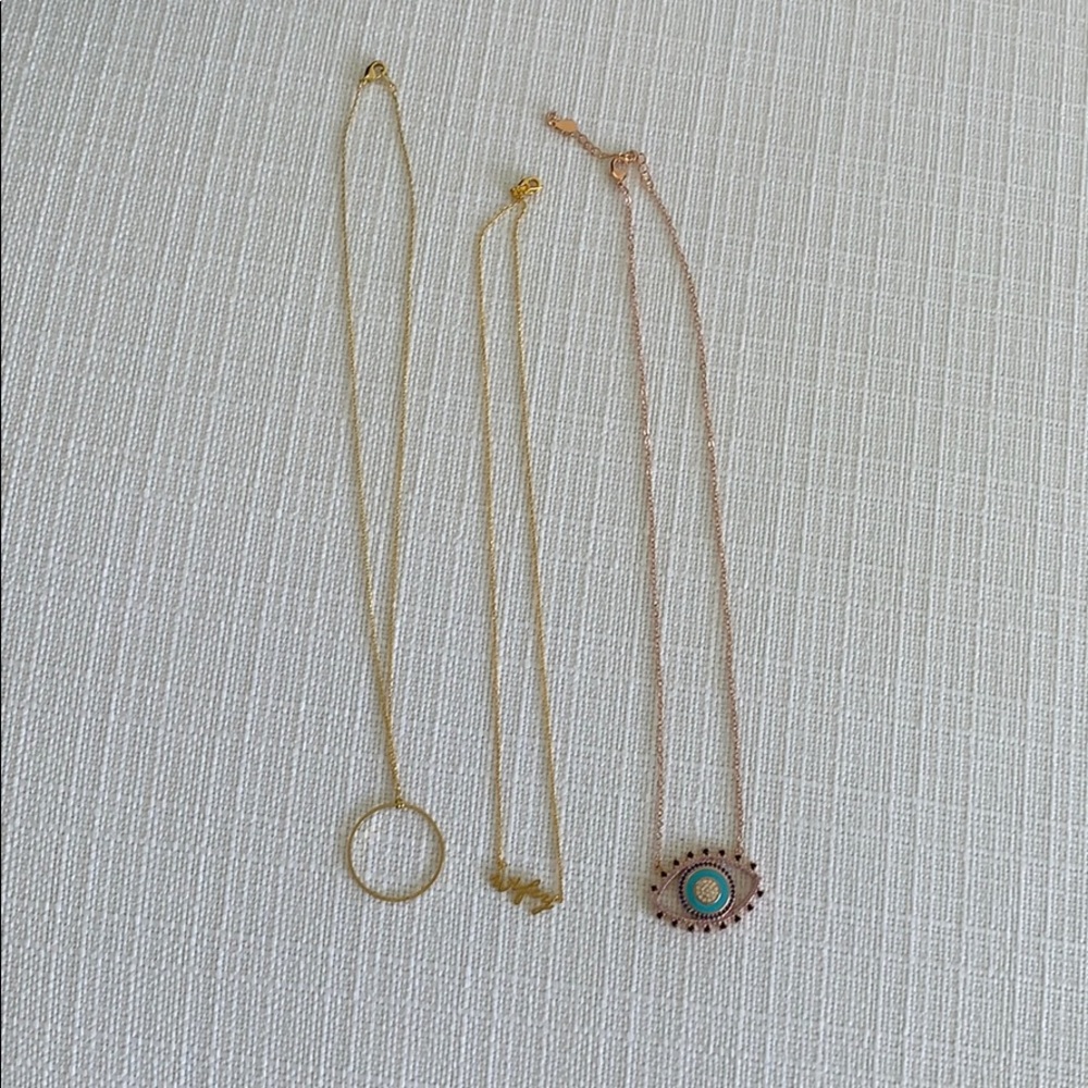 Three necklaces- New